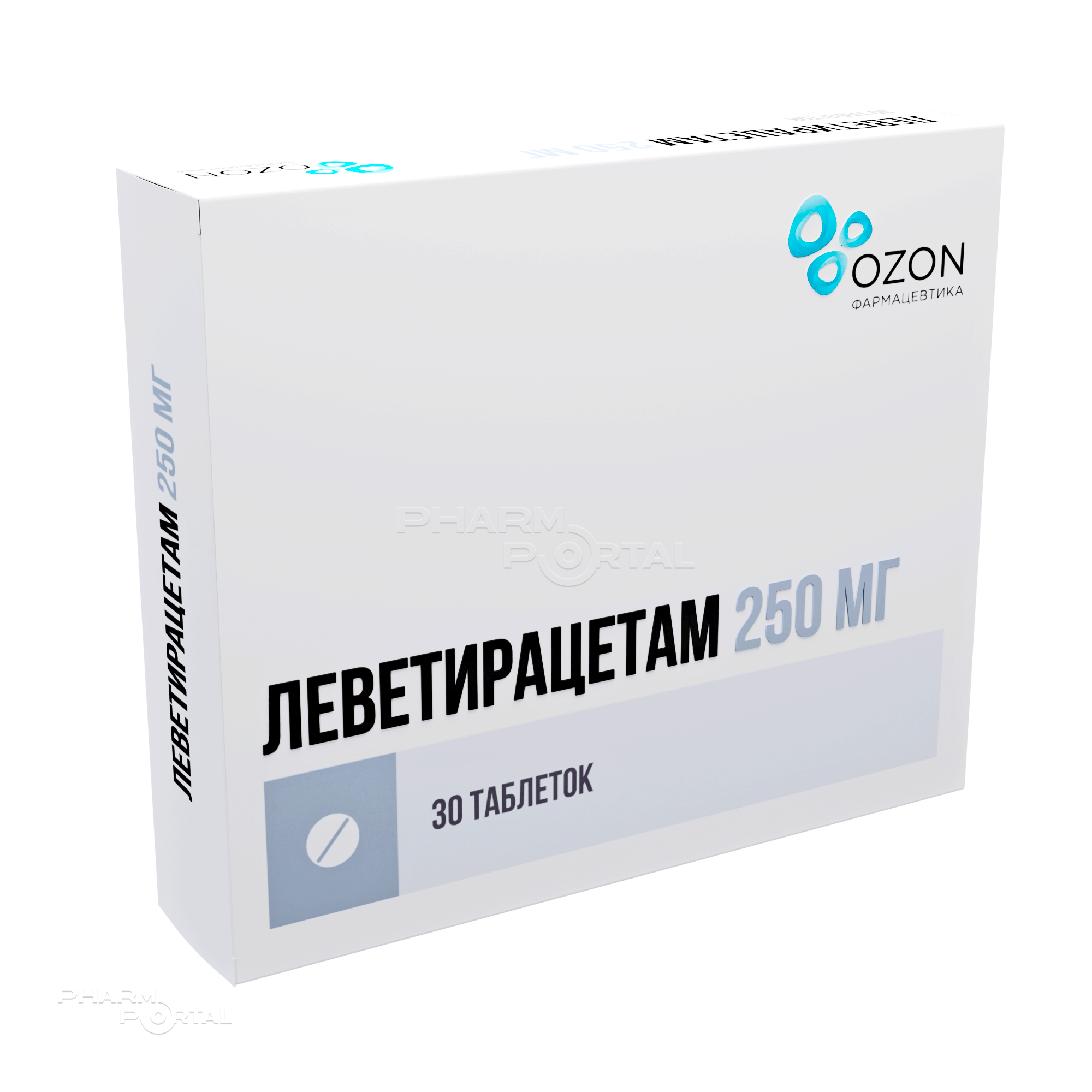 ЛЕВЕТИРАЦЕТАМ 250мг N30 табл п.п.о. ОЗОН