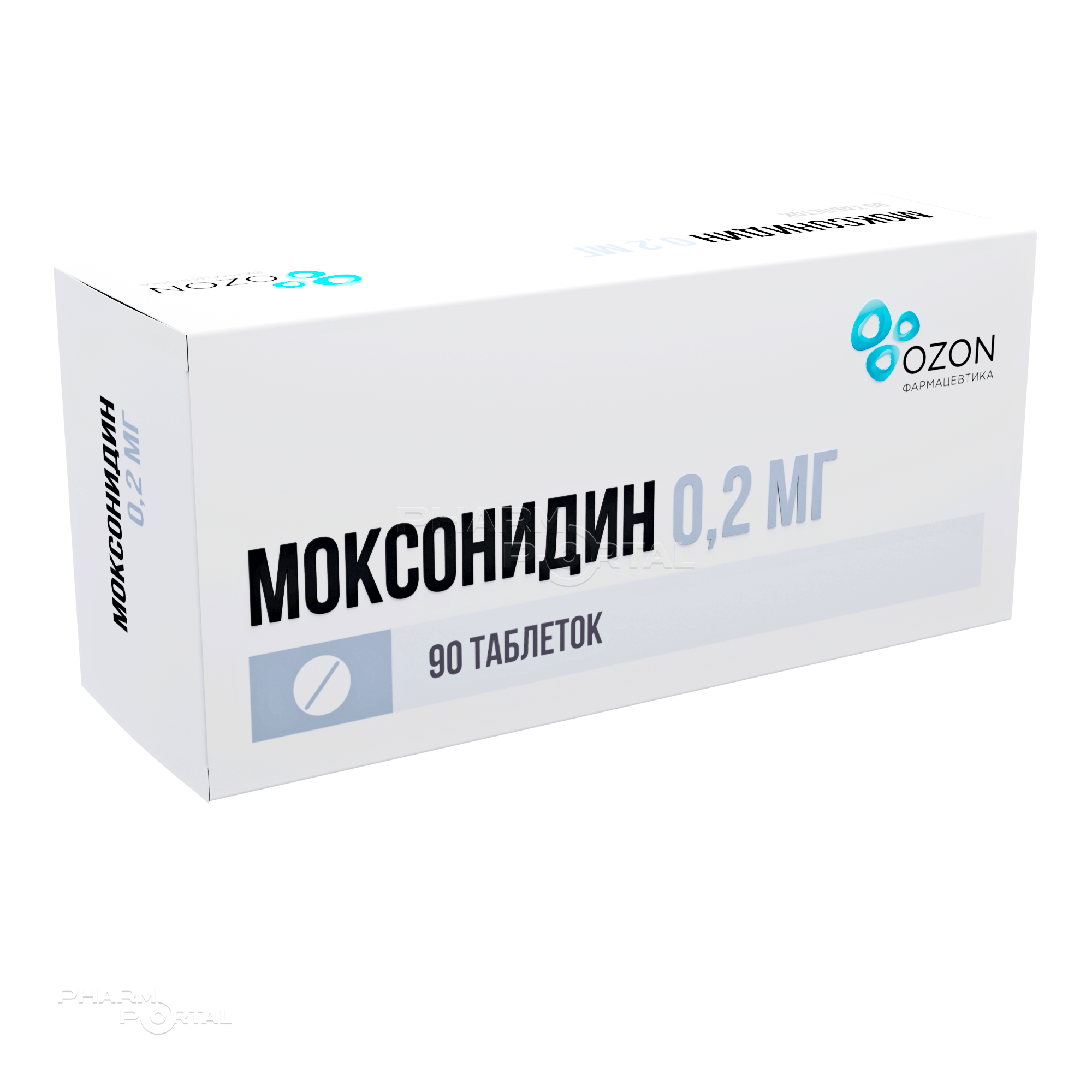 МОКСОНИДИН 200мкг N90 табл п.п.о. ОЗОН
