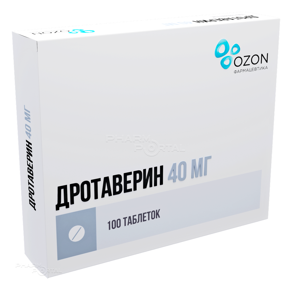 ДРОТАВЕРИН 40мг N100 табл ОЗОН
