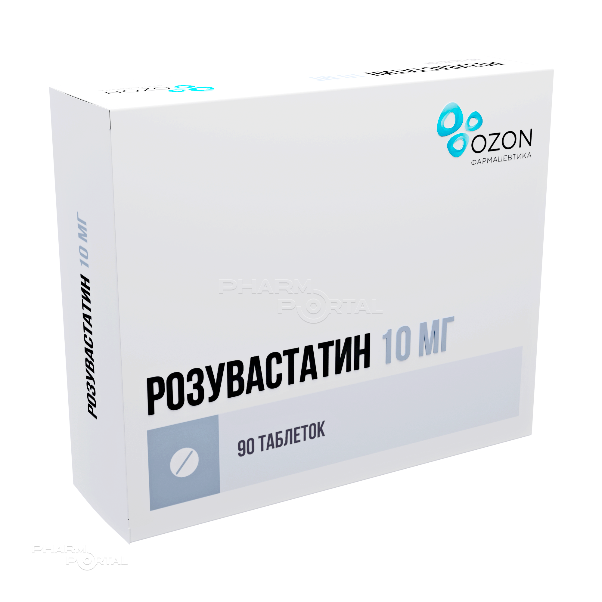 РОЗУВАСТАТИН 10мг N90 табл п.п.о. ОЗОН