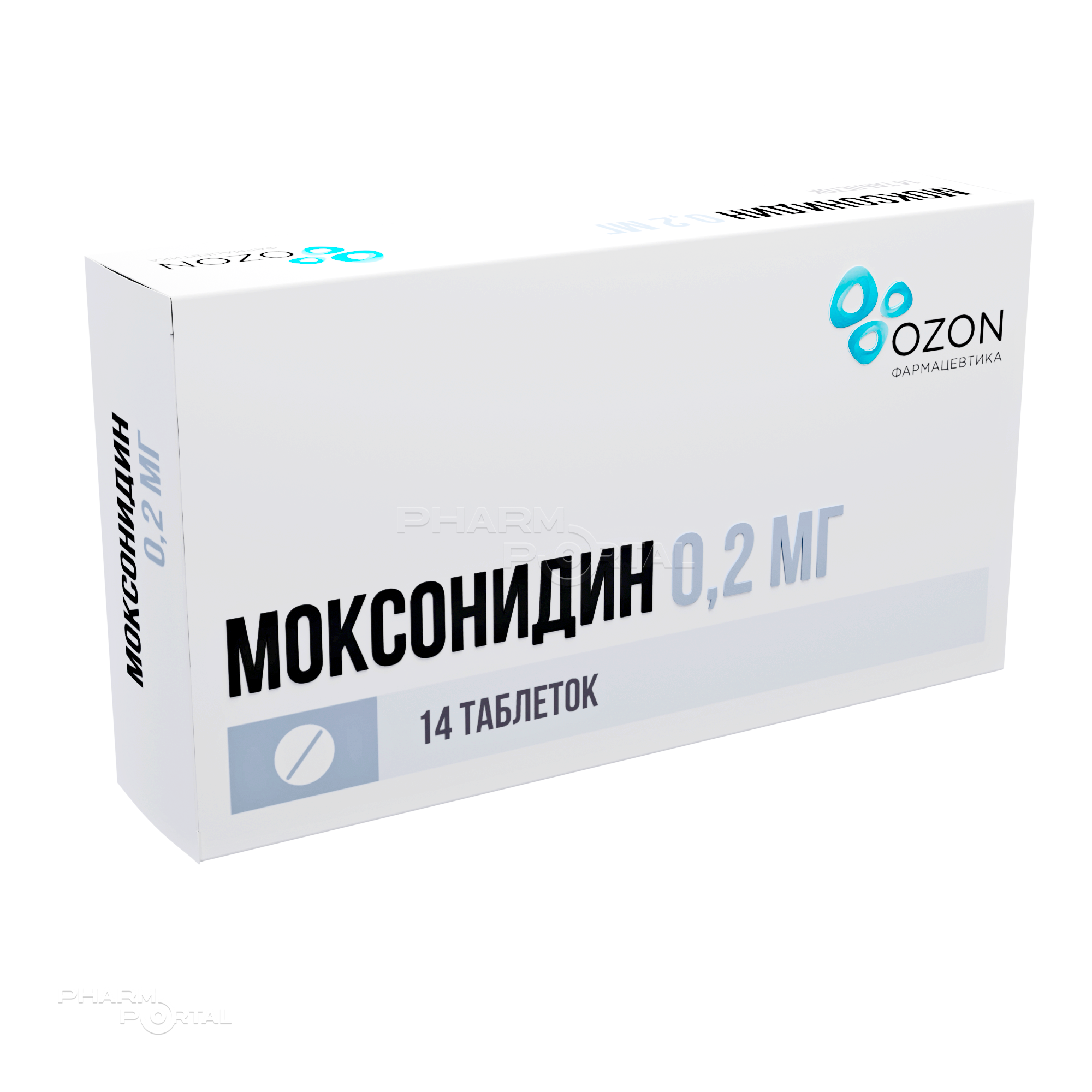 МОКСОНИДИН 200мкг N14 табл п.п.о. ОЗОН