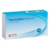 ТАДАЛАФИЛ-КСАНТИС 5мг N28 табл п.п.о. АЛСИ ФАРМА