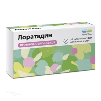 ЛОРАТАДИН 10мг N30 табл ПФК ОБНОВЛЕНИЕ