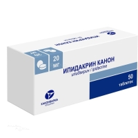ИПИДАКРИН КАНОН 20мг N50 табл КАНОНФАРМА ПРОДАКШН