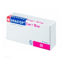 ЭКВАТОР 5мг+10мг N30 табл ГЕДЕОН РИХТЕР