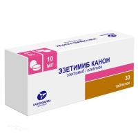 ЭЗЕТИМИБ КАНОН 10мг N30 табл КАНОНФАРМА ПРОДАКШН