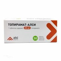 ТОПИРАМАТ-АЛСИ 25мг N30 табл п.п.о. АЛСИ ФАРМА