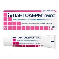 ПАНТОДЕРМ ПЛЮС 5%+0.776% x 30г N1 крем д/наружн прим АКРИХИН