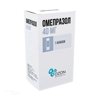 ОМЕПРАЗОЛ 40мг x 40мг N1 лиоф д/пригот р-ра д/инфуз ОЗОН ФАРМ