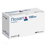 ЛОЗАП 100мг N90 табл п.п.о. САНЕКА ФАРМАСЬЮТИКАЛС