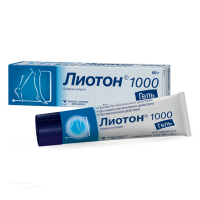 ЛИОТОН 1000 1000МЕ/г x 50г N1 гель д/наружн прим А.МЕНАРИНИ МЭНУФЕКЧУРИНГ ЛОГИСТИКС ЭНД СЕРВИСЕС