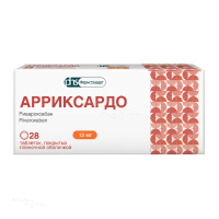 АРРИКСАРДО 15мг N28 табл п.п.о. ФАРМСТАНДАРТ-ЛЕКСРЕДСТВА