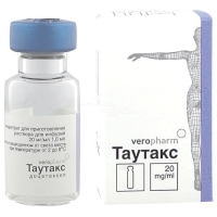 ТАУТАКС 20мг/мл x 1мл N1 конц д/пригот р-ра д/инфуз ВЕРОФАРМ (ООО)