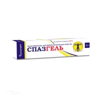СПАЗГЕЛЬ 2.5% x 30г N1 гель д/наружн прим ТАТХИМФАРМПРЕПАРАТЫ