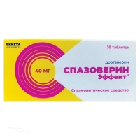 СПАЗОВЕРИН ЭФФЕКТ 40мг N30 табл ШРЕЯ ЛАЙФ САЕНСИЗ