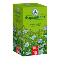 ЛЬНА СЕМЕНА 100г N1 семена цельн КРАСНОГОРСКЛЕКСРЕДСТВА