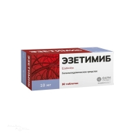 ЭЗЕТИМИБ 10мг N90 табл ФАРМПРОЕКТ