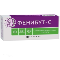 ФЕНИБУТ-С 250мг N30 табл НПО ФАРМВИЛАР