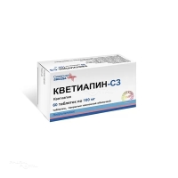 КВЕТИАПИН-СЗ 100мг N60 табл п.п.о. СЕВЕРНАЯ ЗВЕЗДА
