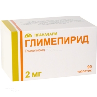 ГЛИМЕПИРИД 2мг N90 табл ПРАНАФАРМ