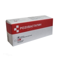 РОЗУВАСТАТИН 20мг N30 табл п.п.о. БИОХИМИК