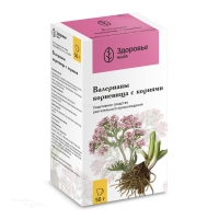 ВАЛЕРИАНЫ КОРНЕВИЩА С КОРНЯМИ 50г N1 корнев и корни измельч ФИРМА ЗДОРОВЬЕ