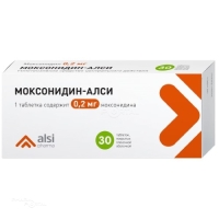 МОКСОНИДИН-АЛСИ 200мкг N30 табл п.п.о. АЛСИ ФАРМА