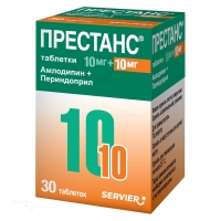 ПРЕСТАНС 10мг+10мг N30 табл в комплекте: дозатор СЕРВЬЕ РУС
