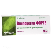 ВИНПОЦЕТИН ФОРТЕ 10мг N30 табл СИНТЕЗ