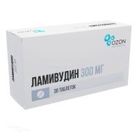 ЛАМИВУДИН 300мг N30 табл п.п.о. ОЗОН