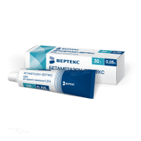 БЕТАМЕТАЗОН-ВЕРТЕКС 0.05% x 30г N1 мазь д/наружн прим ВЕРТЕКС