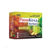 РИНИКОЛД ХОТКАП д.в. x 5г N10 пор д/пригот р-ра д/приема внутрь ананас ШРЕЯ ЛАЙФ САЕНСИЗ