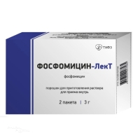 ФОСФОМИЦИН-ЛЕКТ 3г x 8г N2 пор д/пригот р-ра д/приема внутрь ТЮМЕНСКИЙ ХФЗ