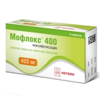 МОФЛОКС 400 400мг N5 табл п.п.о. МАКИЗ-ФАРМА (ООО)