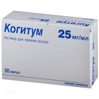 КОГИТУМ 25мг/мл x 10мл N30 р-р д/приема внутрь МЕДА МЭНУФЕКЧУРИНГ