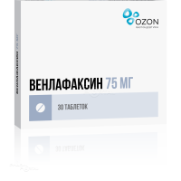 ВЕНЛАФАКСИН 75мг N30 табл ОЗОН