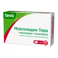 МОКСОНИДИН-ТЕВА 400мкг N30 табл п.п.о. РУБИКОН