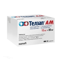 ТЕЛЗАП АМ 10мг+80мг N56 табл ЗЕНТИВА ГРУП