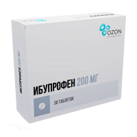 ИБУПРОФЕН 200мг N30 табл п.п.о. ОЗОН ФАРМ