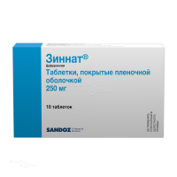 ЗИННАТ 250мг N10 табл п.п.о. ГЛАКСО ОПЕРАЙШЕНС ЮК