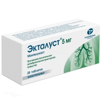 ЭКТАЛУСТ 5мг N28 табл жеват КАНОНФАРМА ПРОДАКШН