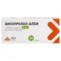 БИСОПРОЛОЛ-АЛСИ 5мг N30 табл АЛСИ ФАРМА