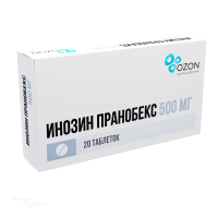 ИНОЗИН ПРАНОБЕКС 500мг N20 табл ОЗОН