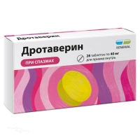 ДРОТАВЕРИН 40мг N28 табл ПФК ОБНОВЛЕНИЕ