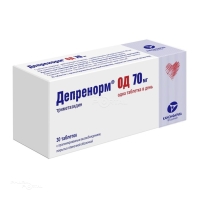 ДЕПРЕНОРМ ОД 70мг N30 табл с пролонгир высв п.п.о. КАНОНФАРМА ПРОДАКШН