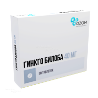 ГИНКГО БИЛОБА 40мг N90 табл п.п.о. ОЗОН