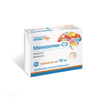 МЕМАНТИН-СЗ 10мг N90 табл п.п.о. СЕВЕРНАЯ ЗВЕЗДА