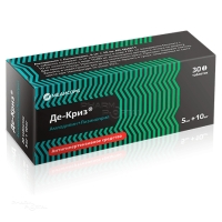 ДЕ-КРИЗ 5мг+10мг N30 табл МЕДИСОРБ