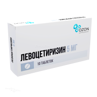 ЛЕВОЦЕТИРИЗИН 5мг N10 табл п.п.о. ОЗОН