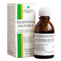 ВАЛЕРИАНЫ НАСТОЙКА 200г/1000мл x 25мл N1 наст ТВЕРСКАЯ ФАРМАЦЕВТИЧЕСКАЯ ФАБРИКА